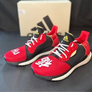 Adidas Pharrell Solar Hu Glide CNY Red Black Boost Size 8.5 NEW No Box